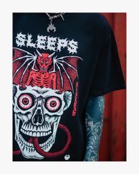 DEATH TRAITORS T-SHIRT - FADED BLACK