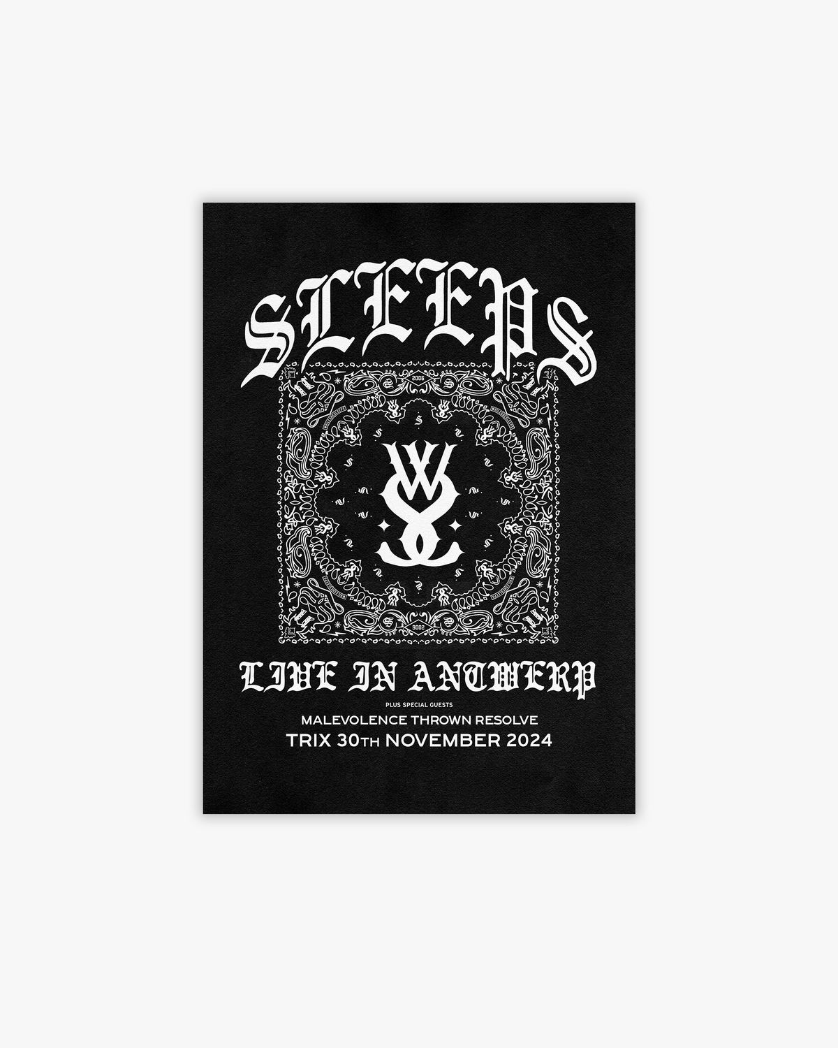 ANTWERP NIGHT 1 A3 EXCLUSIVE PRINT