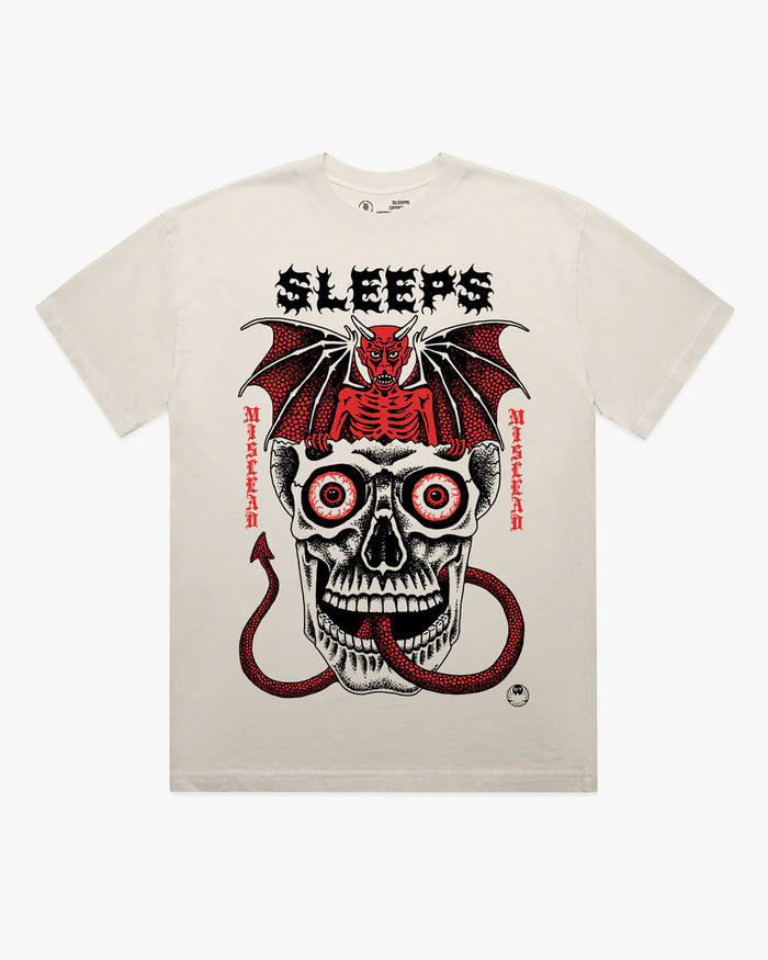 DEATH TRAITORS T-SHIRT - BONE