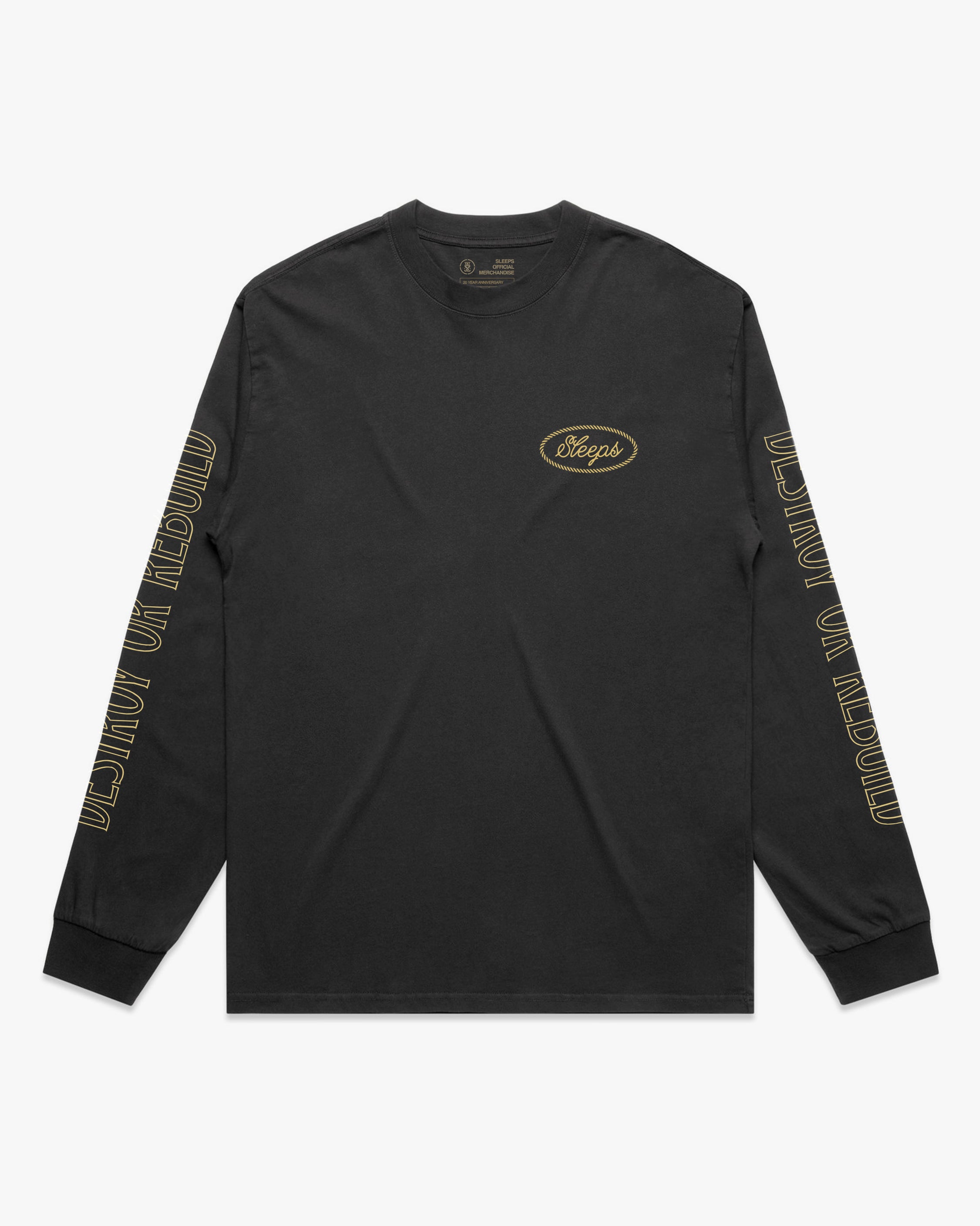 DESTROY OR REBUILD LONGSLEEVE – SLEEPS BROTHERS.