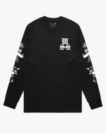 TO THE FLOWERS BLACK LONGSLEEVE