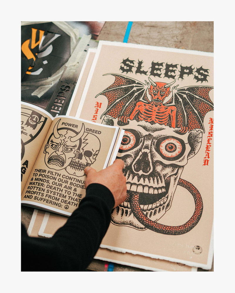 DEATH TRAITORS SCREENPRINT