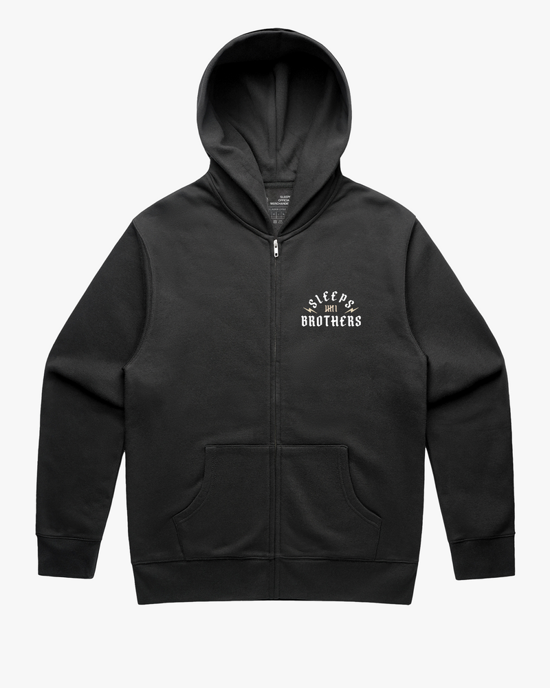 SLEEPS BROS ZIP HOODIE